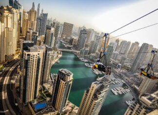 Longest Zipline in Dubai – XLine Dubai Marina